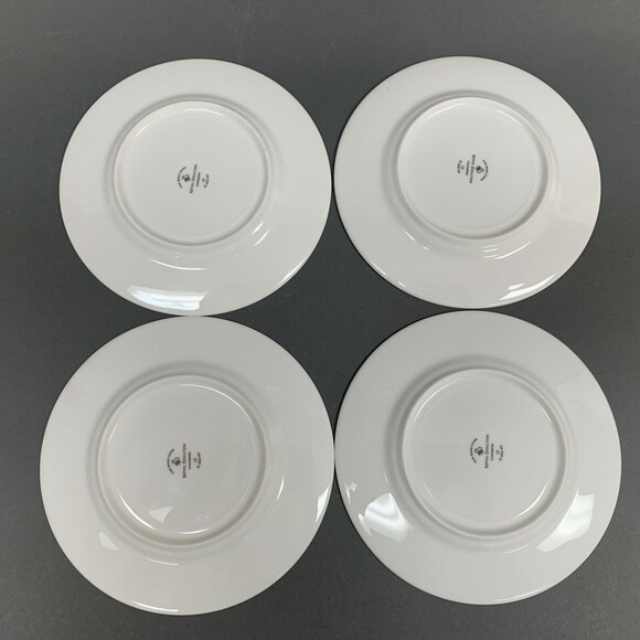 Royal Doulton Cashmere Bread and Butter Plates Fine White Lot of 4 - Picture 6 of 8